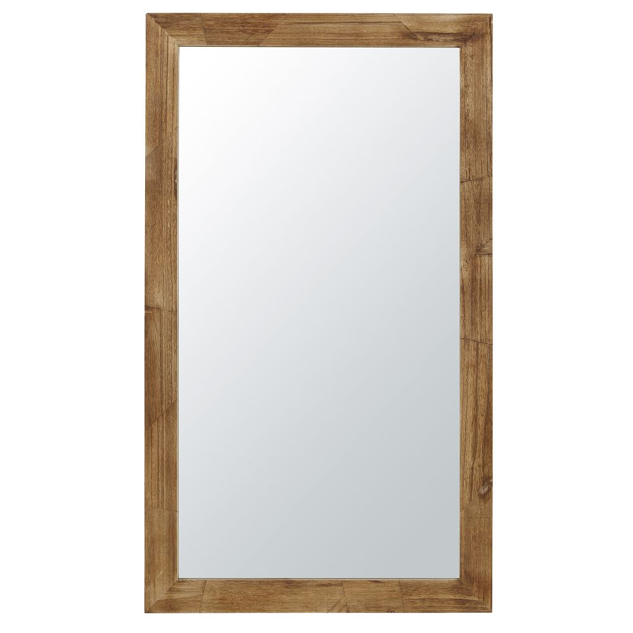 Miroir Tanzania en paulownia clair 105x181