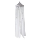 Ciel de lit enfant Songe blanc et gris