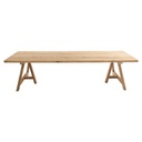 Table de jardin Tecka en bois de teck recyclé 12/14 personnes