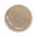 Assiette à dessert Wabi en grés sable