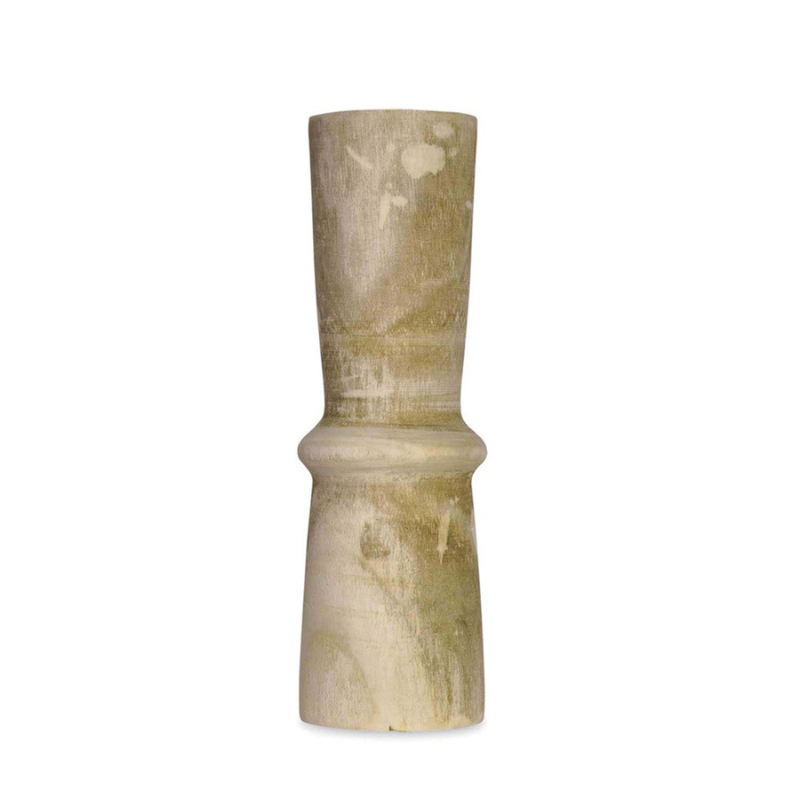 AYA - Vase en bois recto naturel 11,5x38cm