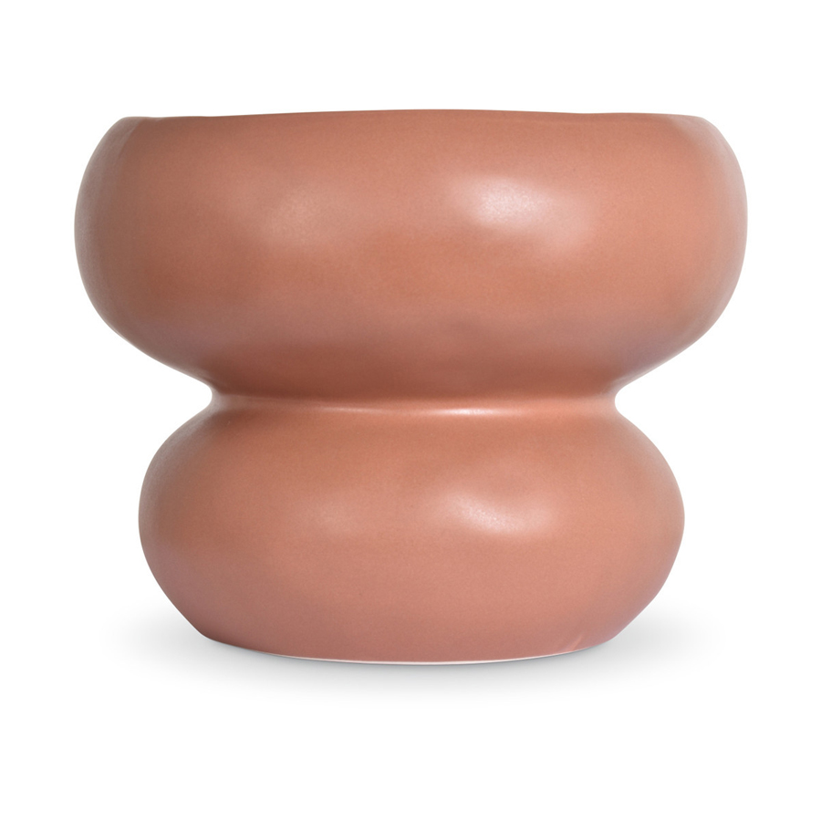 Coupe Organic en céramique terracotta
