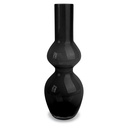 PINO - Vase base ovale noir 16x45cm