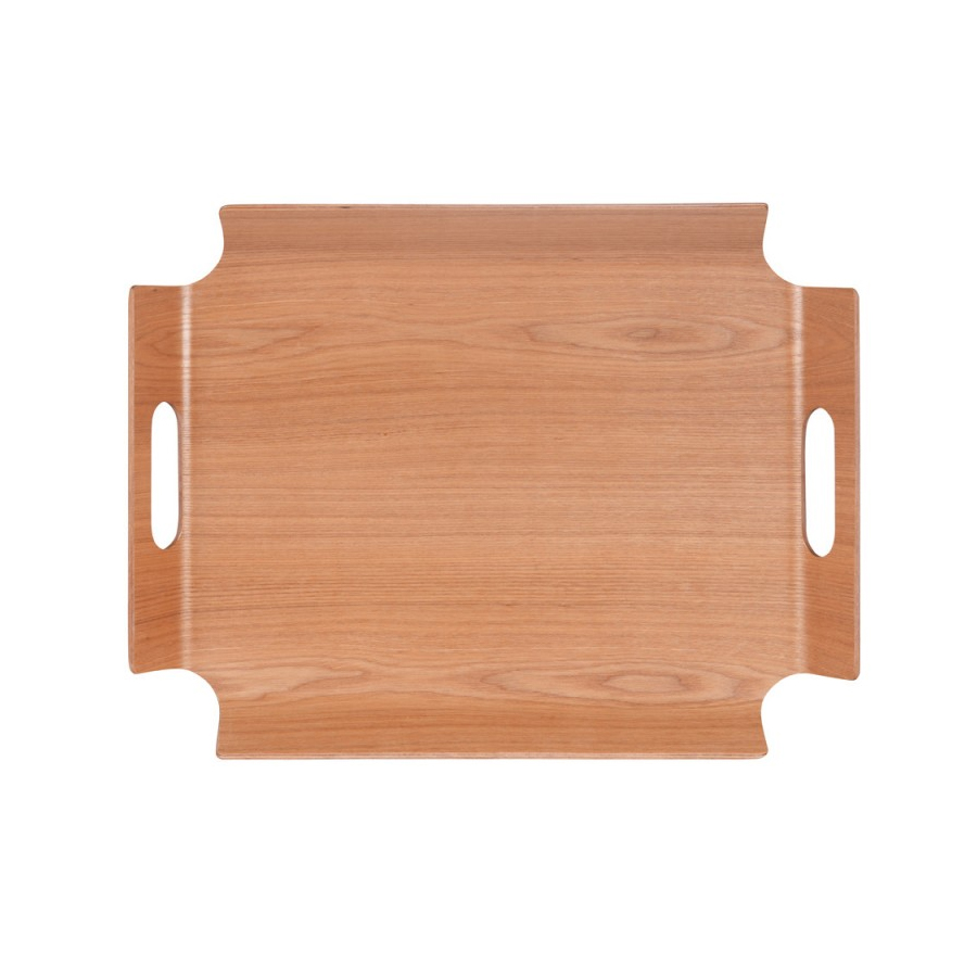 Plateau rectangulaire en saule clair 2 poignées