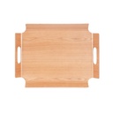 Plateau rectangulaire en saule clair 2 poignées