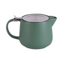 Théière Uno en grès vert avec filtre