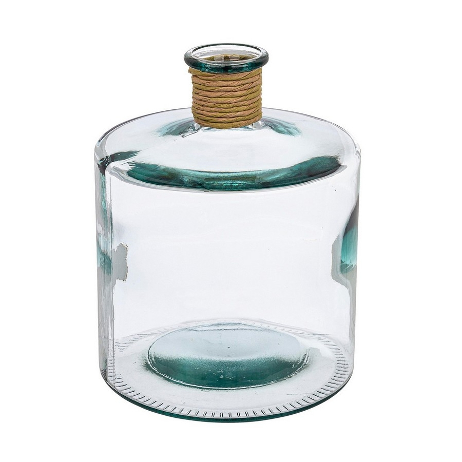 ROTANG - Vase en verre transparent H27.5