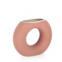Vase en grès saumon Loki