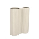 Vase Vivy en porcelaine ivoire