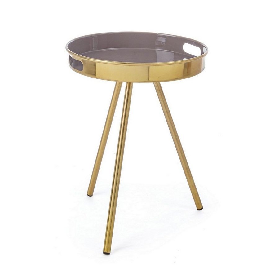 INESH - Table en acier taupe