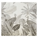 Papier peint panoramique intissé imprimé paons