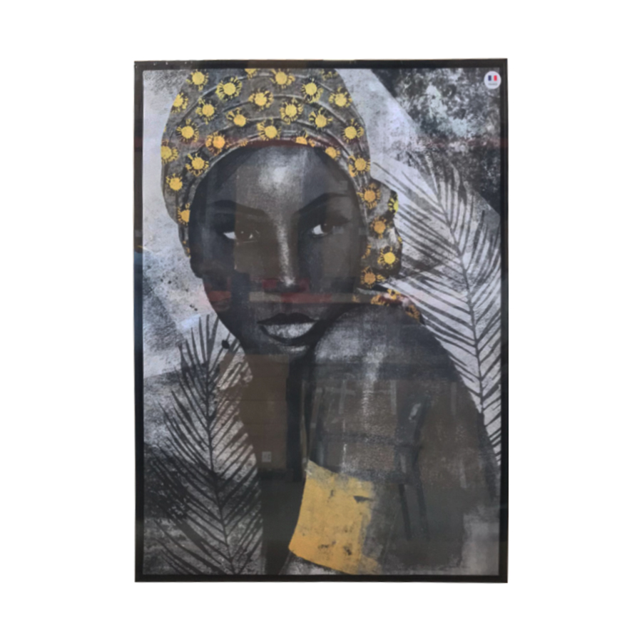 Toile Winfrey encadrée en caisse américaine noire