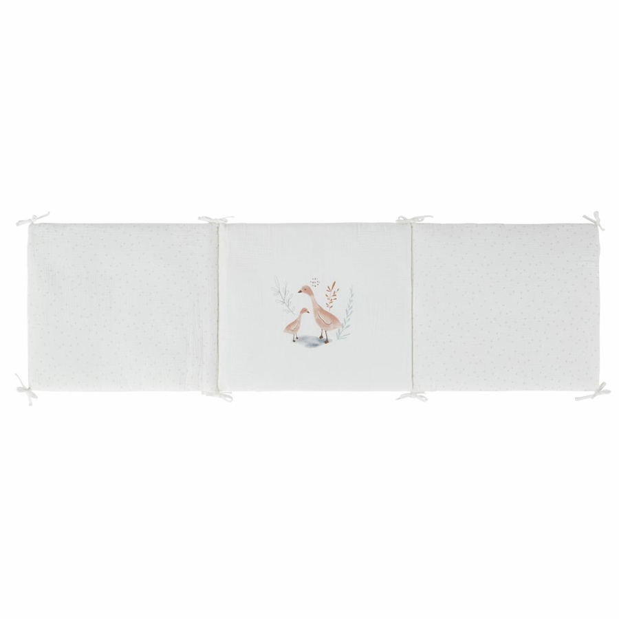 Tour de lit chambre bébé blanc Valensole