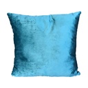 Coussin en velours vert émeraude Mireille