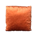 Coussin Mireille en velours terracotta