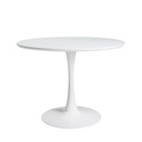 Table à manger ronde Circle blanche 4/5 personnes