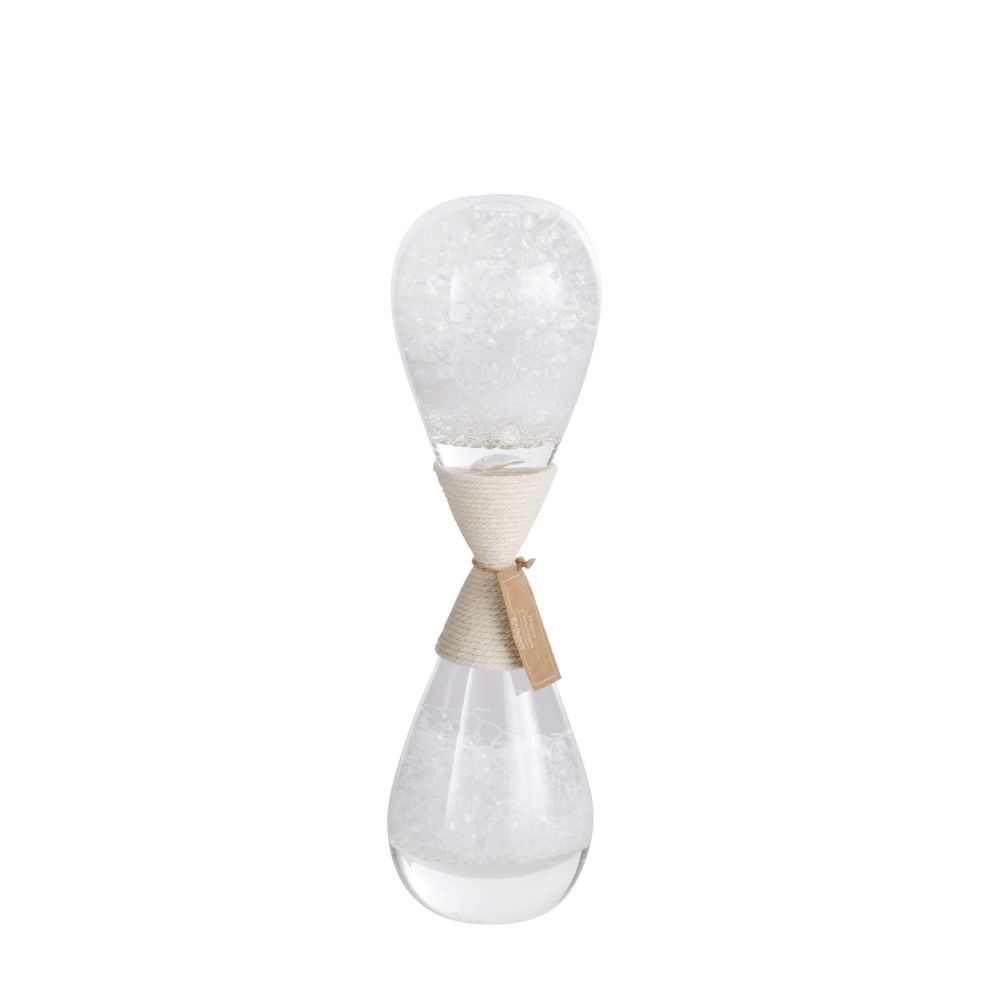 Sablier Valika en verre transparent