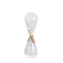 Sablier Valika en verre transparent