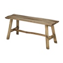 Banc Aramissa en bois de chêne recyclé marron