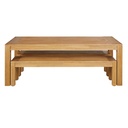 Ensemble table de jardin Elsie en bois d'acacia