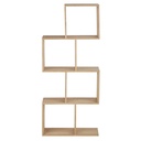 Etagère Aluanda en bois de chêne beige
