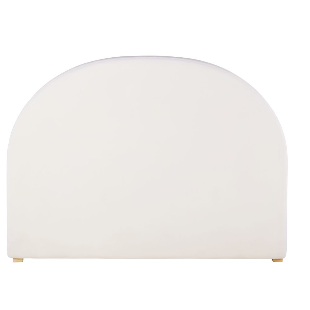 Tête de lit Come blanche 160 cm à housser