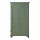 Armoire Selena 2 portes, 1 tiroir vert kaki