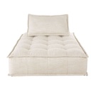 Méridienne Neo Elementary pour canapé modulable beige sable