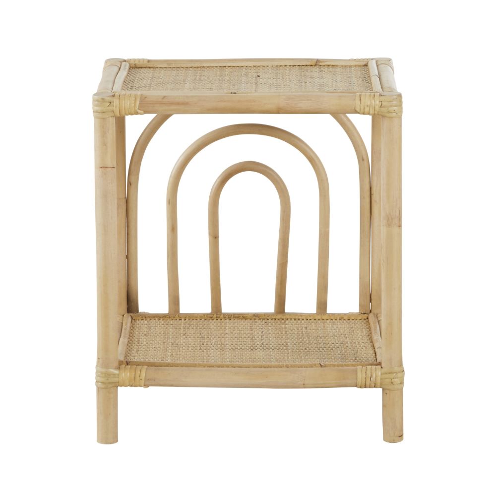 MALAGA - Table de chevet en rotin