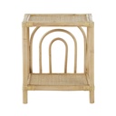 Table de chevet Malaga en rotin
