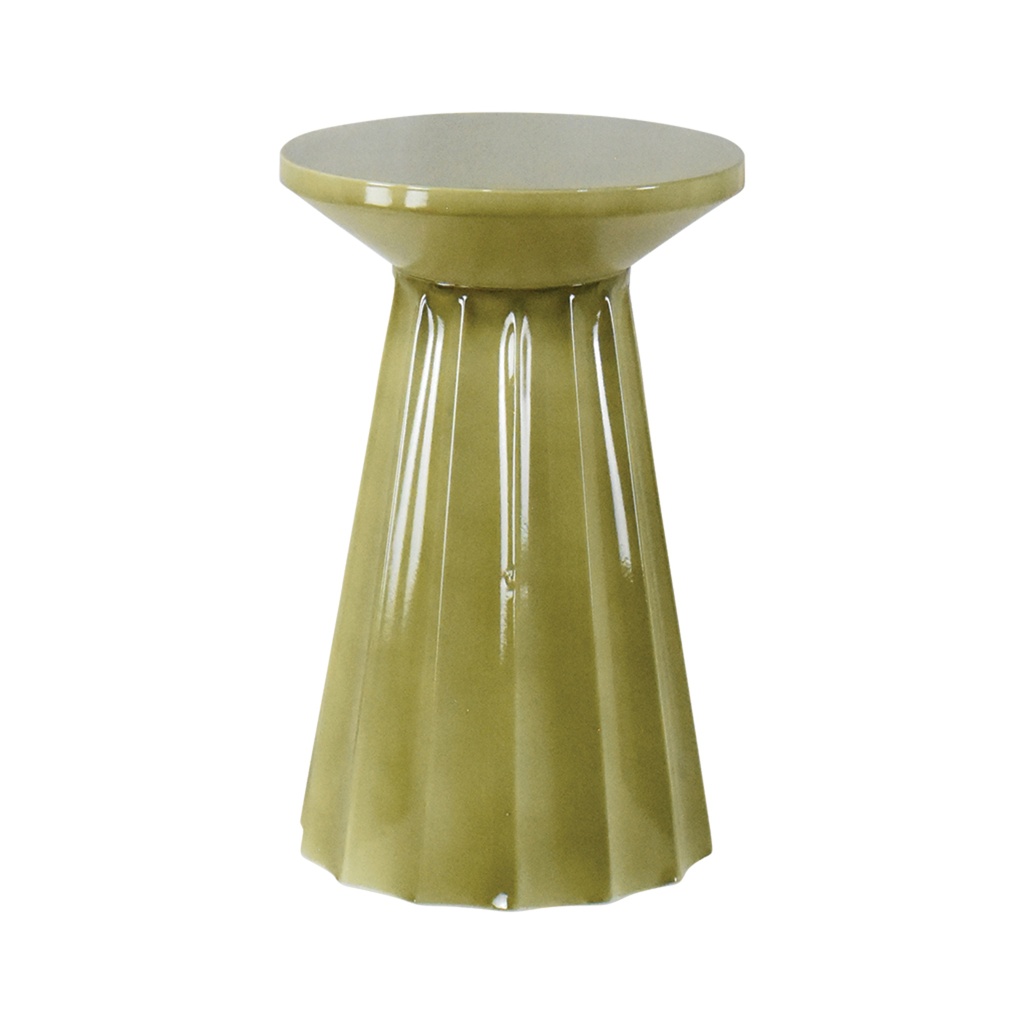 Table d'appoint Lilou en métal vert