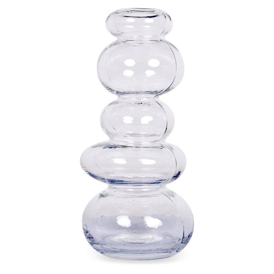 Vase en verre transparent Zen gm
