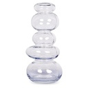 Vase en verre transparent Zen gm