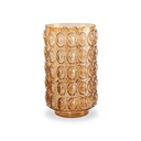 Vase en verre marron Bal PM