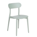 Chaise Eve design en polypropylène vert