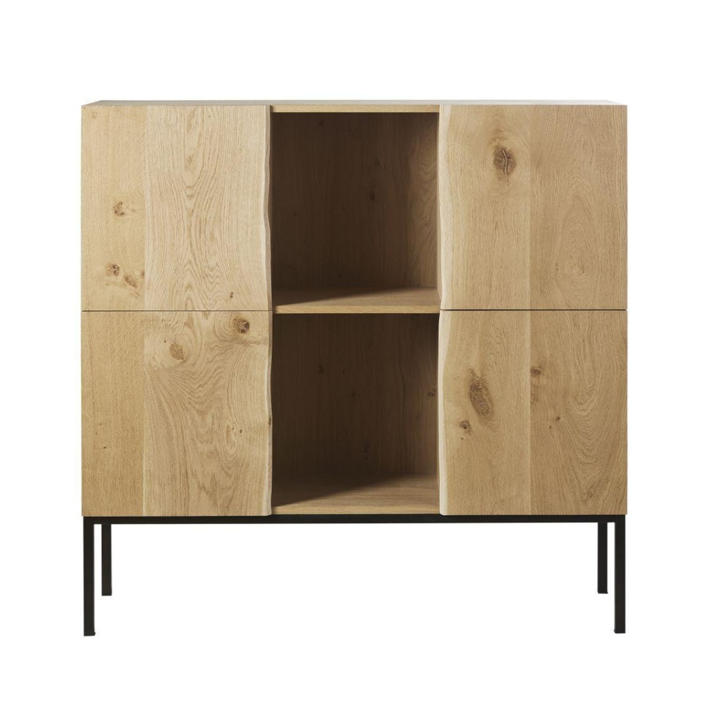 Buffet haut Magnus 4 portes en chêne massif