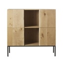 Buffet haut Magnus 4 portes en chêne massif