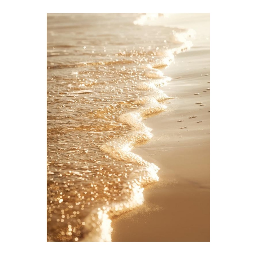 Toile Sunny avec caisse américaine naturel 80x120 cm