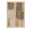 Toile Nemoi encadrée en caisse américaine bois