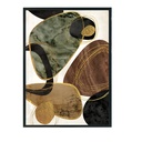 Toile Agate encadrée en caisse américaine noire GM