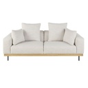 Canapé professionnel Timber Business 3/4 places en beige sable