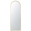Miroir arche Menara élégant en métal doré