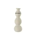 Vase en grès ivoire forme quille GM