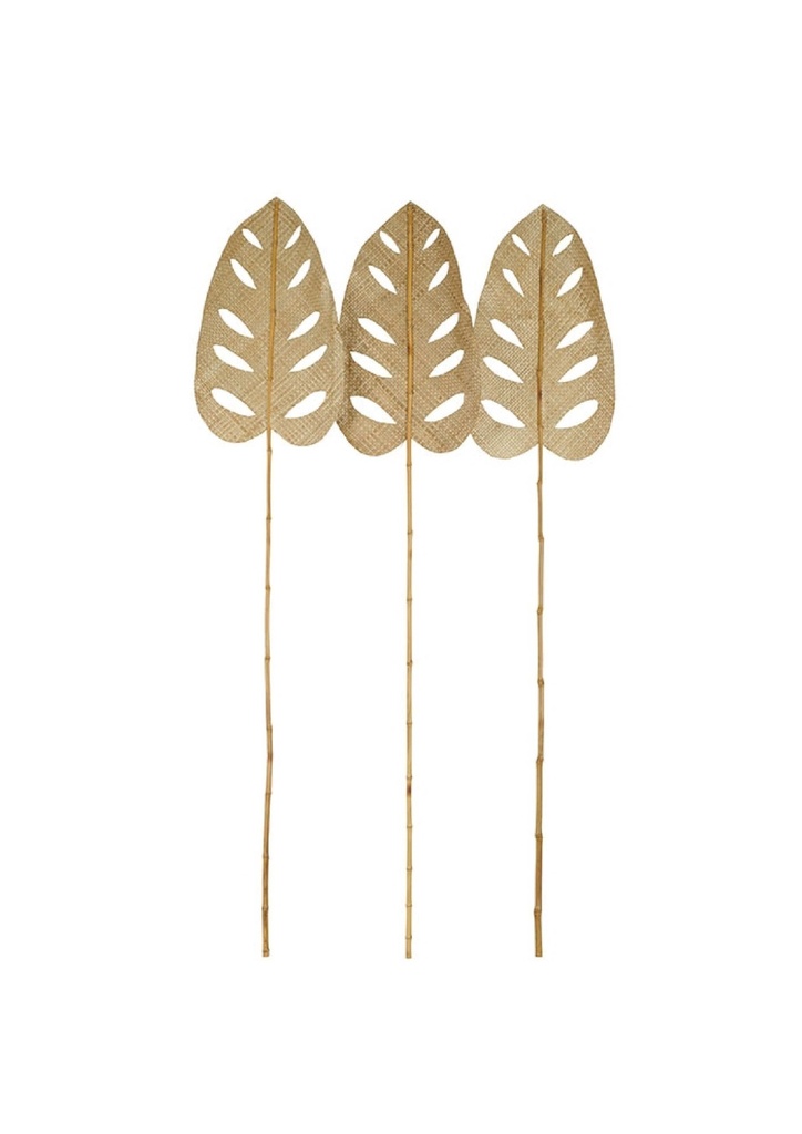 Feuille décorative en feuille de Pandanus (unité)