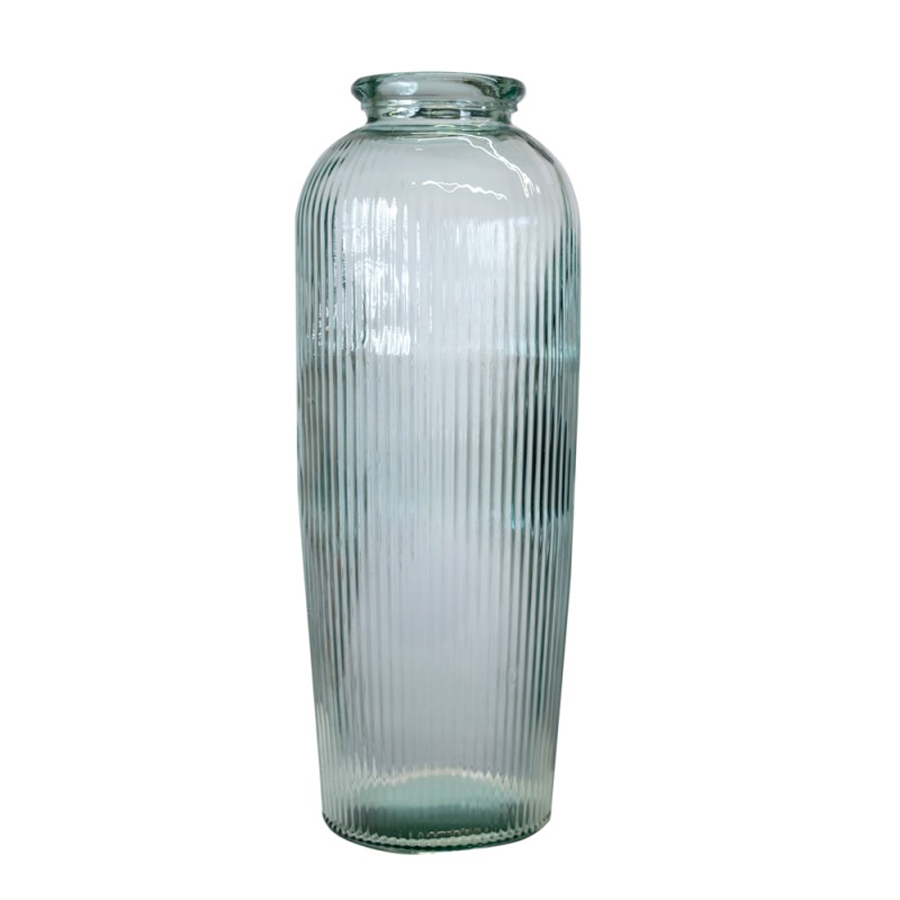 Vase Daroca en verre transparent