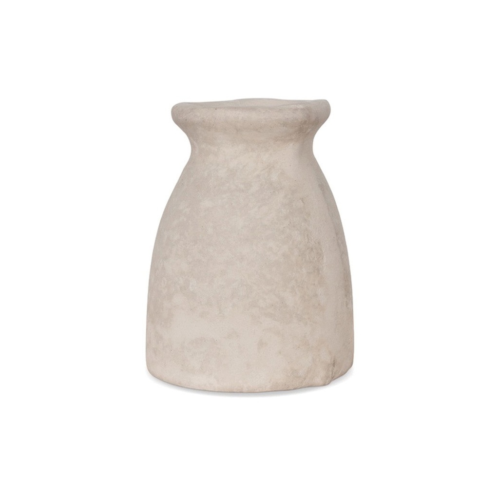 Vase en papier mâché cylindrique simple pm