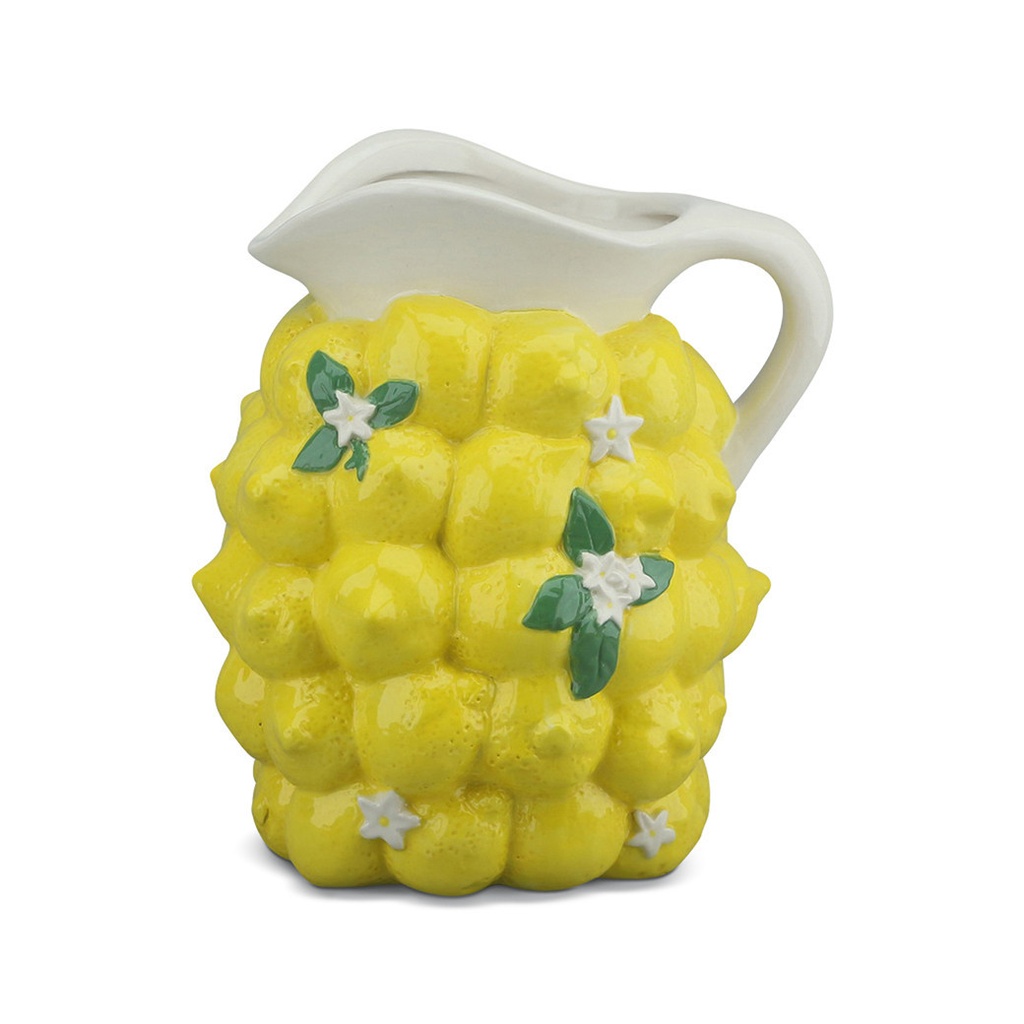 Vase pot citron vintage de contenance 1 litre