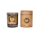 Bougie en verre Amour figue en forme vintage