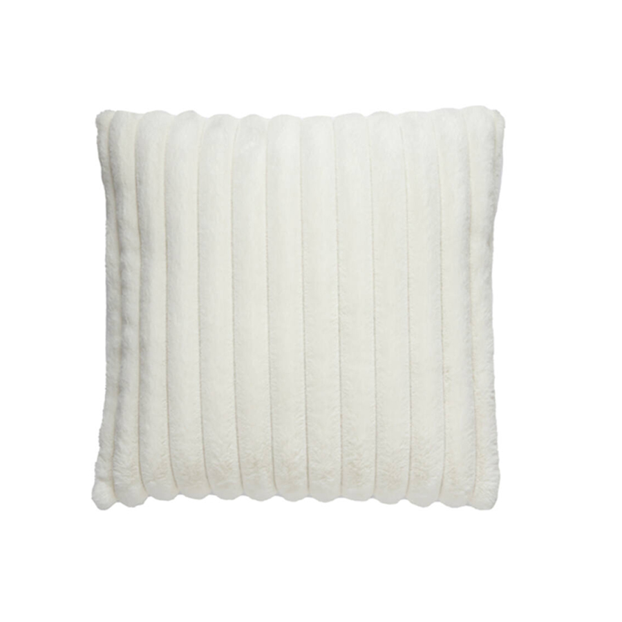 Coussin 45x45 cm Vajen en velours crème