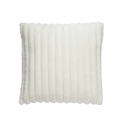 Coussin 45x45 cm Vajen en velours crème